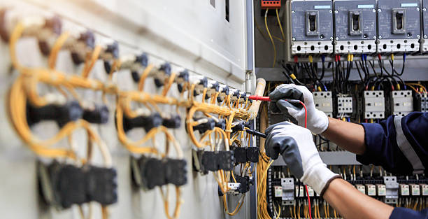 Professional Electrician technician working in Tioga, ND